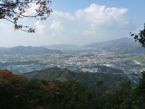 鳥屋城山眺め